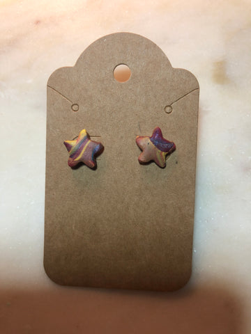 Red Planet Stud Earring, Star